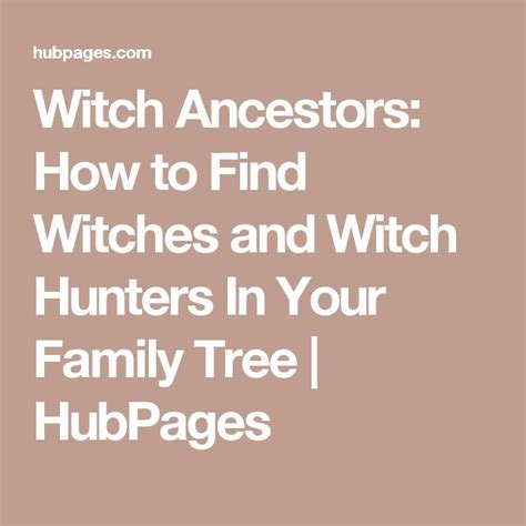 Decoding the Ancestral Database of Witches: A Fascinating Journey through Time